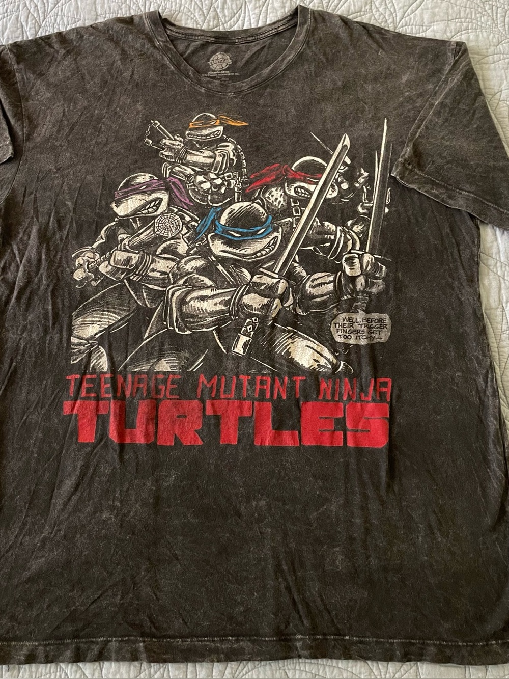 Teenage Mutant Ninja Turtles Nickelodeon 2014 Tee in Black Men's Size XXL